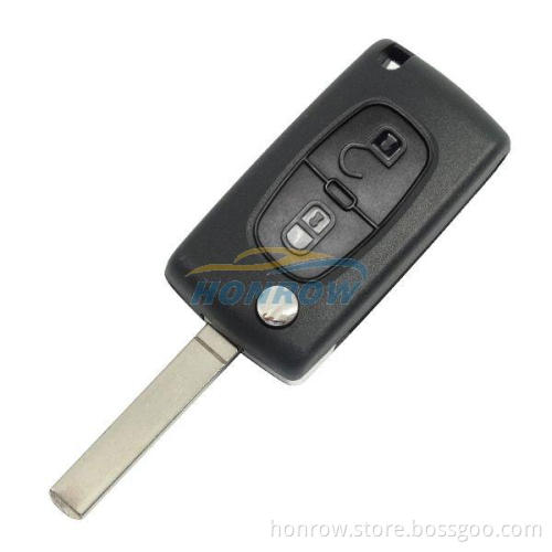 High quality Cit 307 blade 2 buttons flip remote key shell ( VA2 Blade - 2Button - With battery place )